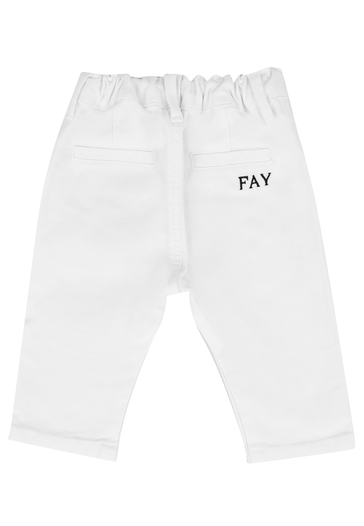 ViaMonte Shop | Fay pantalone chino bianco bambino in cotone