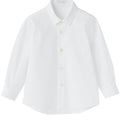 ViaMonte Shop | Il Gufo camicia bianca neonato in cotone stretch
