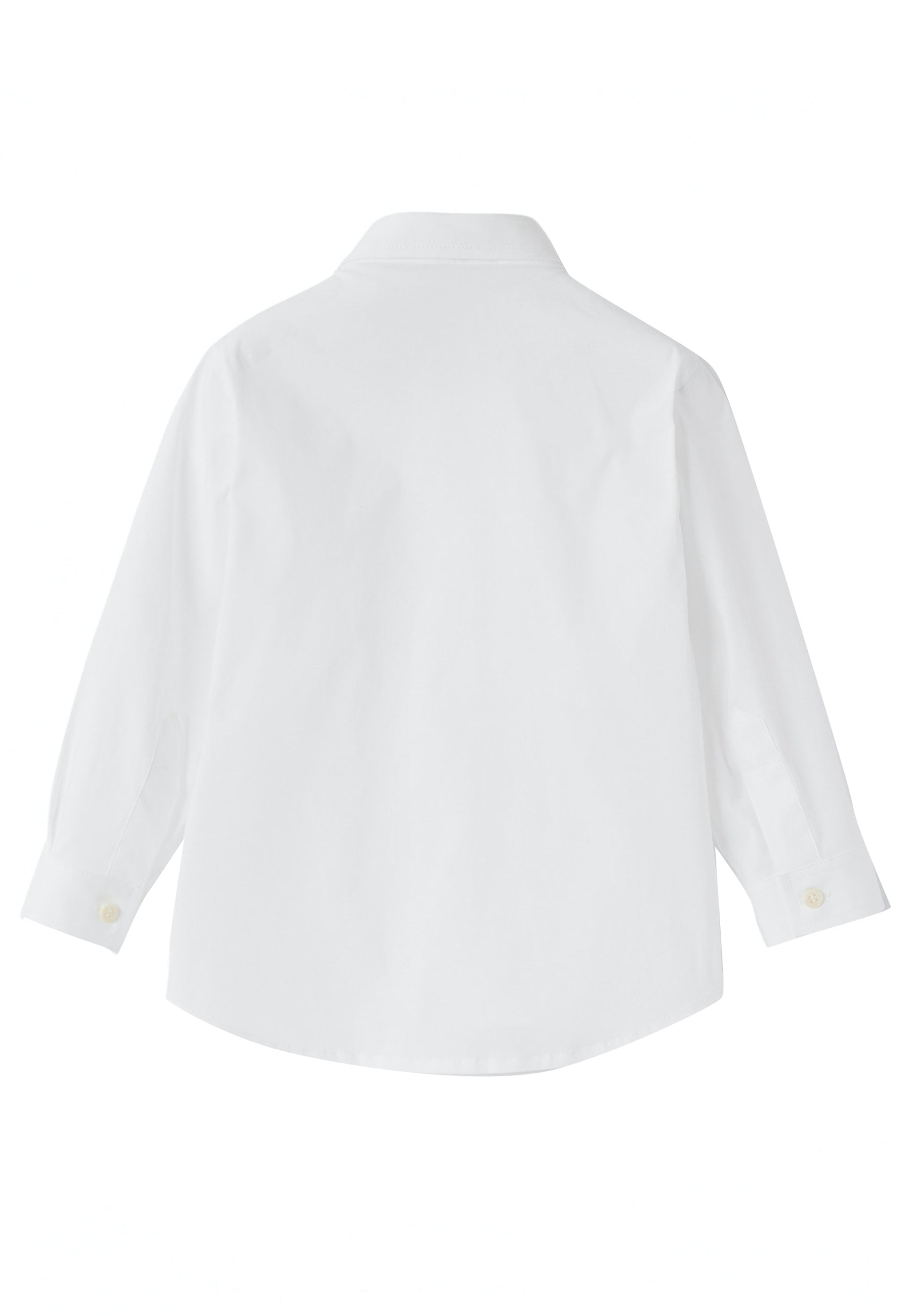 ViaMonte Shop | Il Gufo camicia bianca neonato in cotone stretch