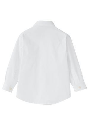 ViaMonte Shop | Il Gufo camicia bianca neonato in cotone stretch