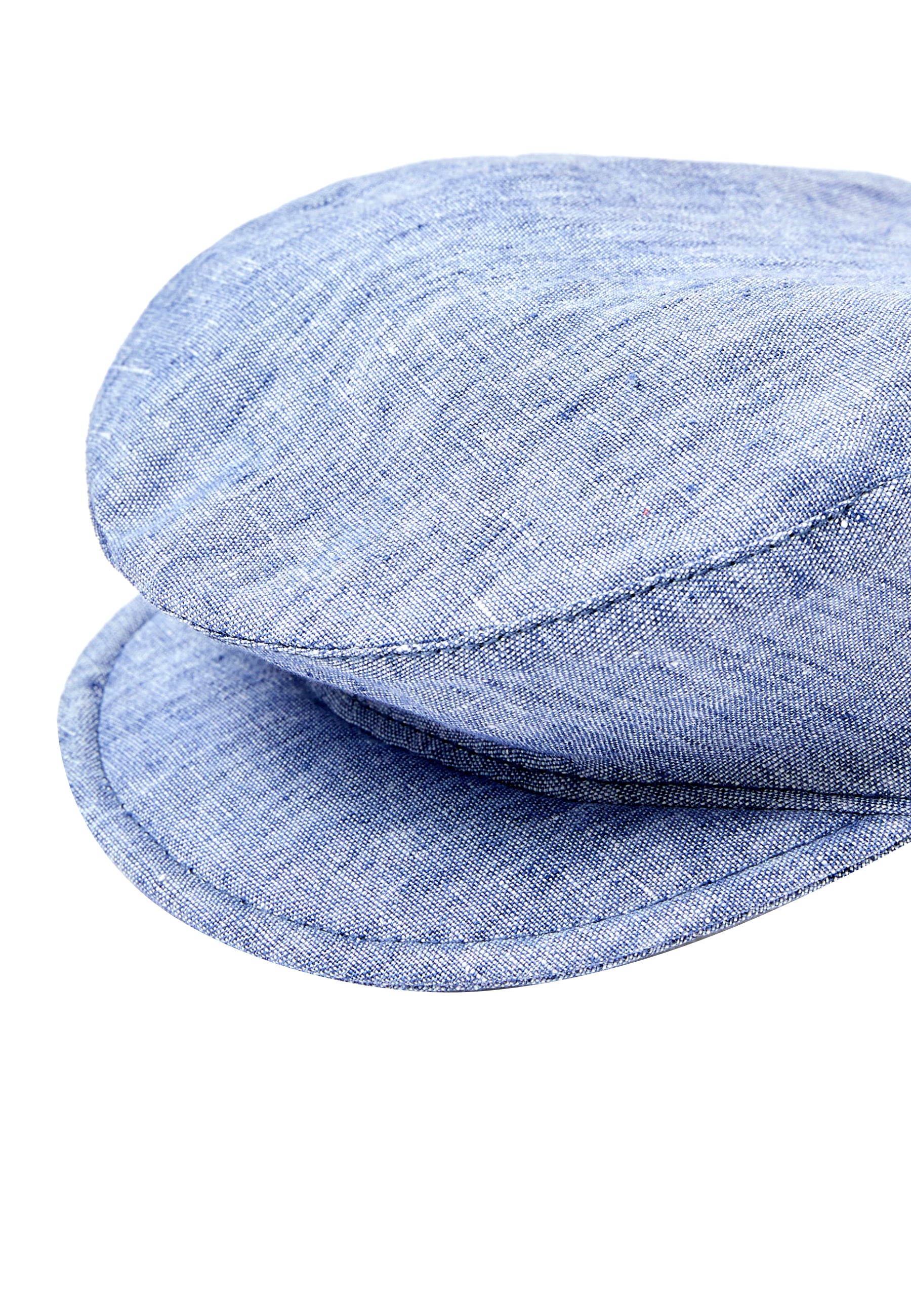 ViaMonte Shop | Il Gufo coppola celeste scuro bambino in puro lino