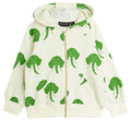ViaMonte Shop | Mini Rodini felpa aperta bambino panna in cotone biologico
