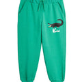 ViaMonte Shop | Mini Rodini pantalone verde bambino in felpa di cotone organico