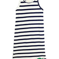 ViaMonte Shop | Mini Rodini abito lungo a righe neonata in cotone organico