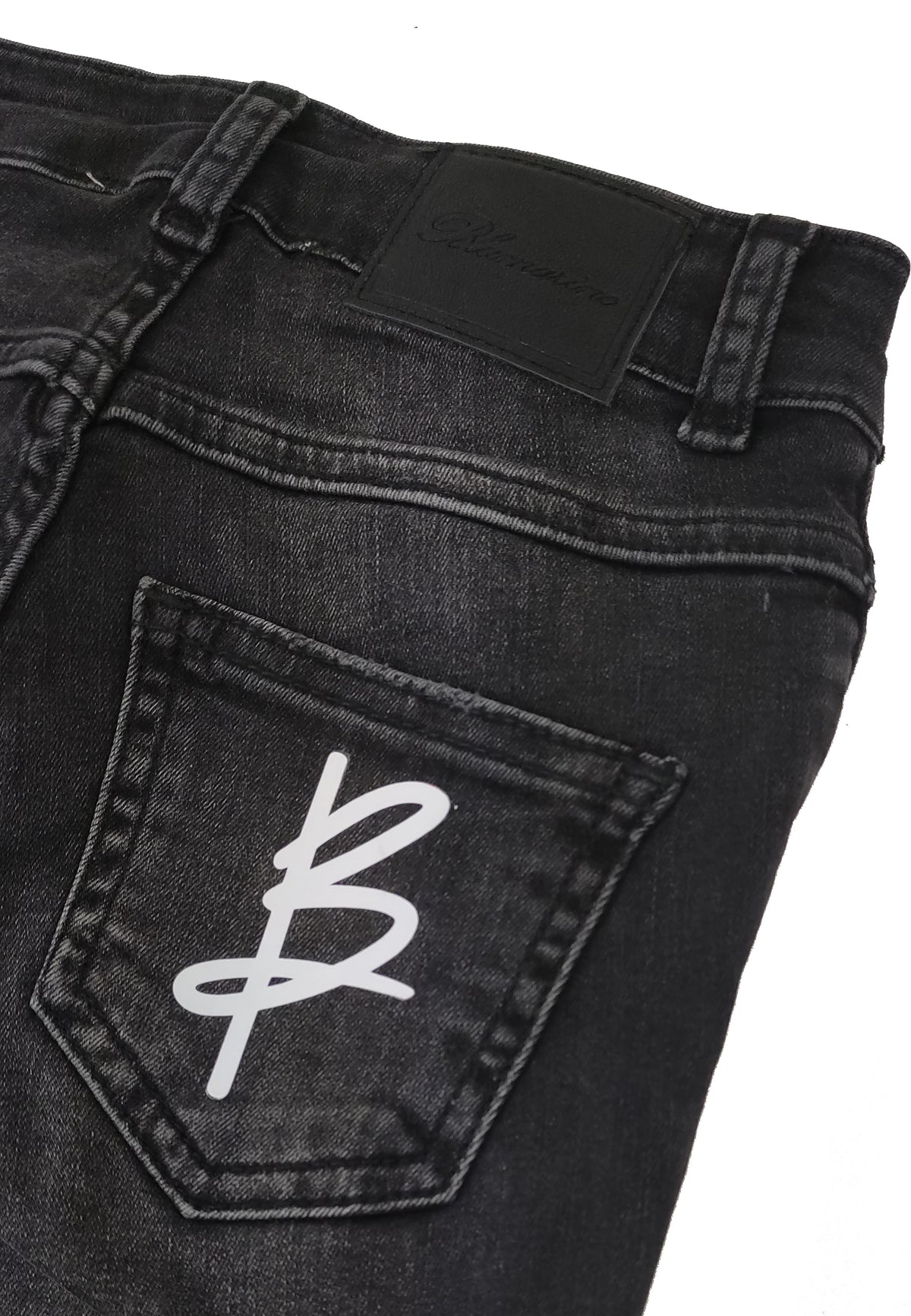 ViaMonte Shop | Miss Blumarine teen jeans nero in cotone stretch