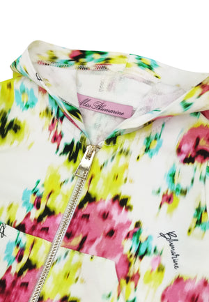 ViaMonte Shop | Miss Blumarine felpa a fantasia neonata in cotone