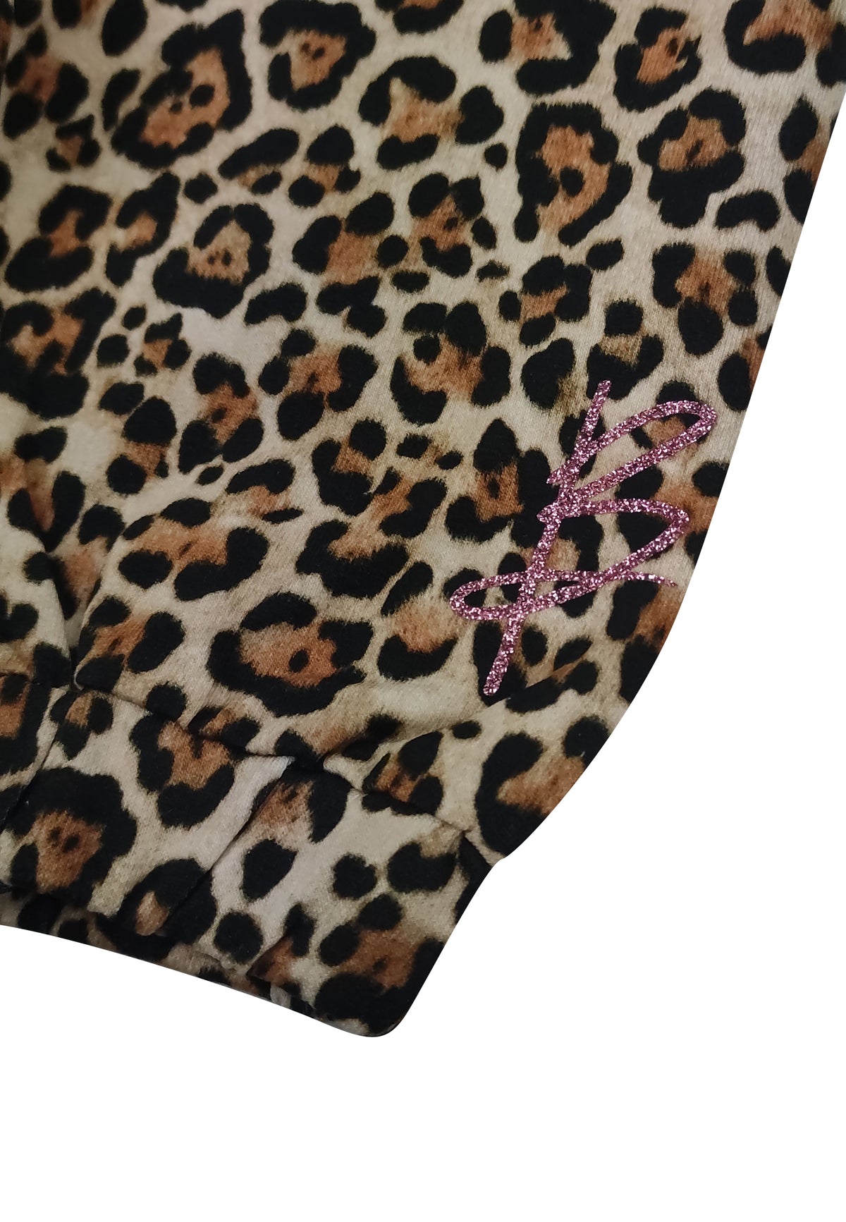 ViaMonte Shop | Miss Blumarine pantalone neonata stampa animalier in felpa di cotone