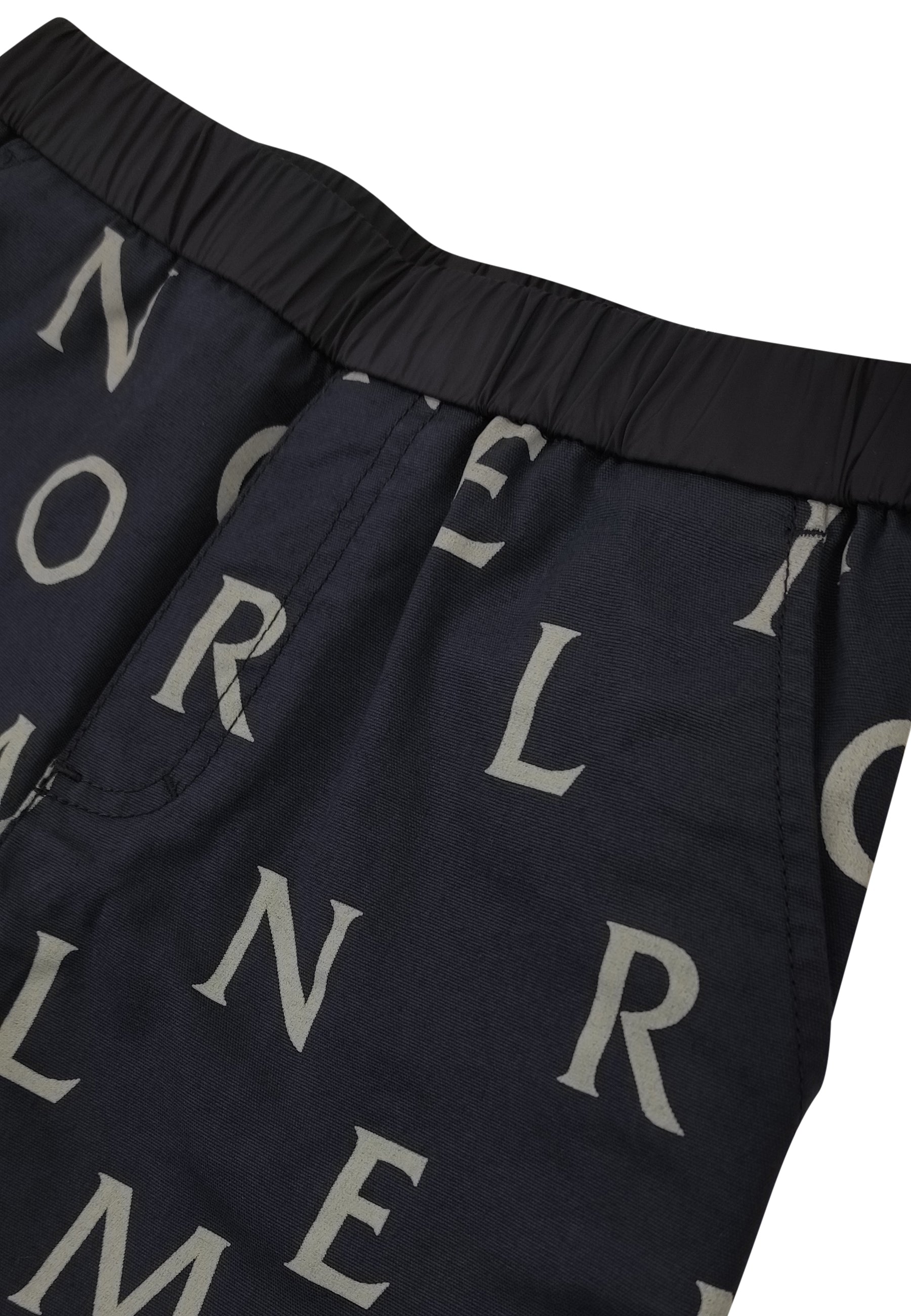 ViaMonte Shop | Moncler Enfant bermuda blu bambino in cotone stampato