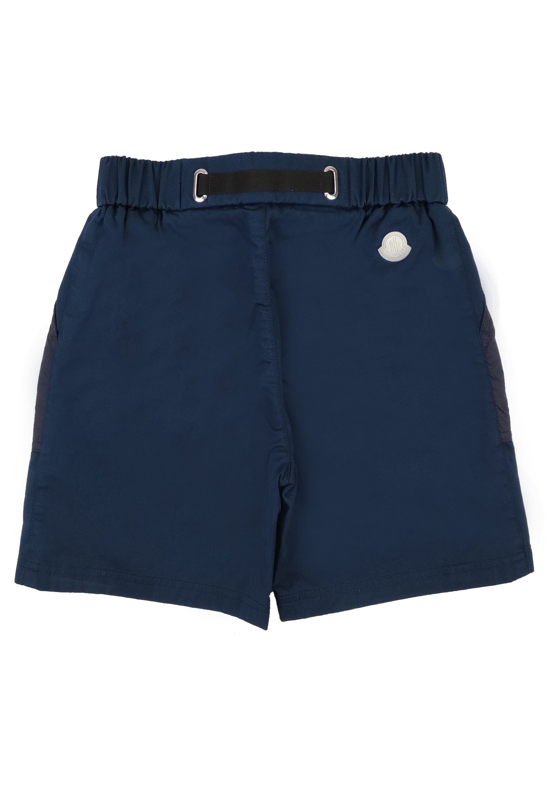 ViaMonte Shop | Moncler Enfant bermuda blu bambino in cotone