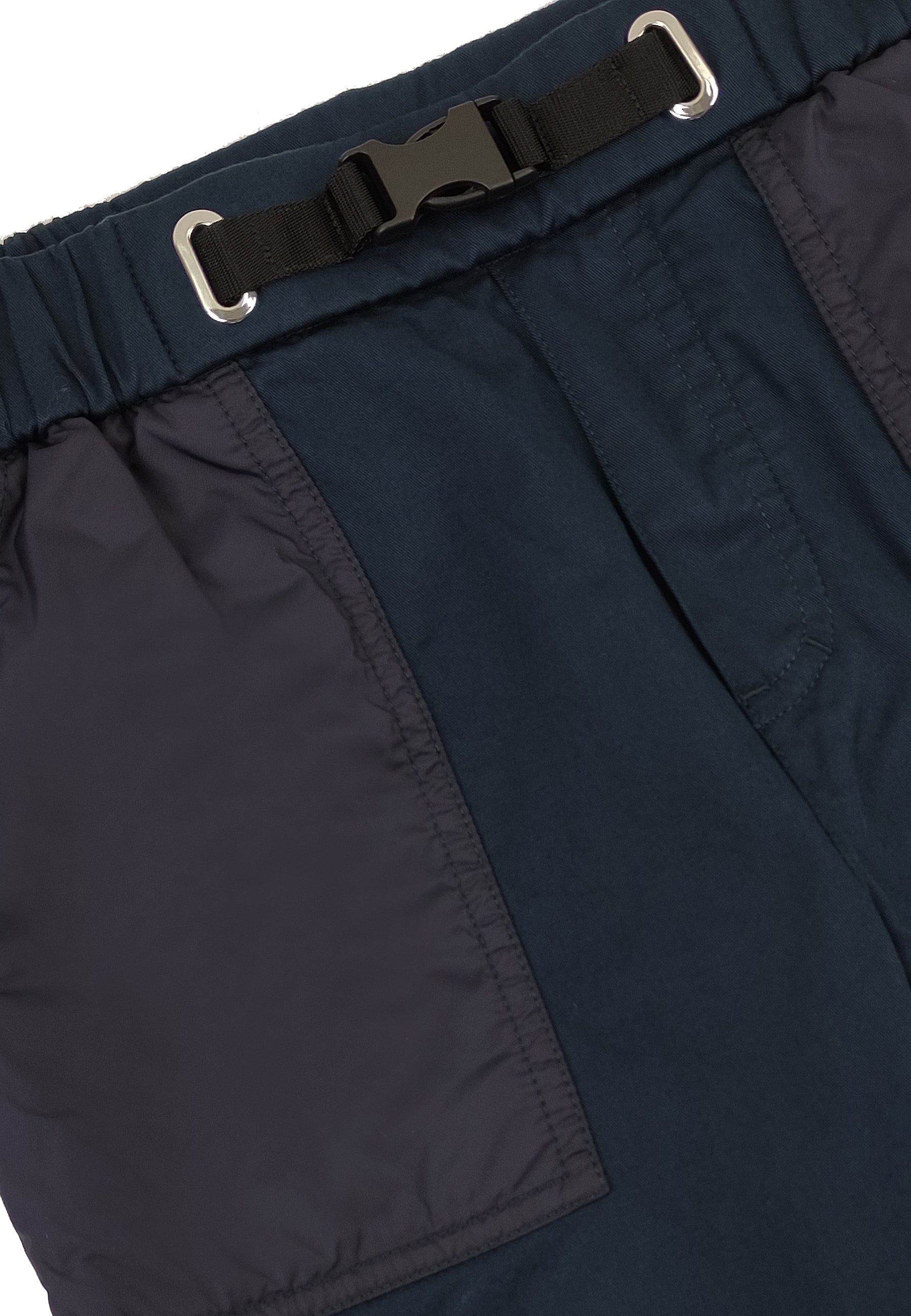 ViaMonte Shop | Moncler Enfant bermuda blu bambino in cotone