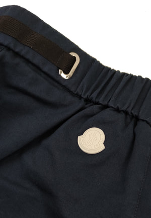 ViaMonte Shop | Moncler Enfant bermuda blu bambino in cotone