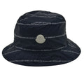 ViaMonte Shop | Moncler Enfant cappello bucket blu neonato in nylon