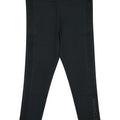 ViaMonte Shop | Moncler Enfant leggings nero bambina in cotone stretch