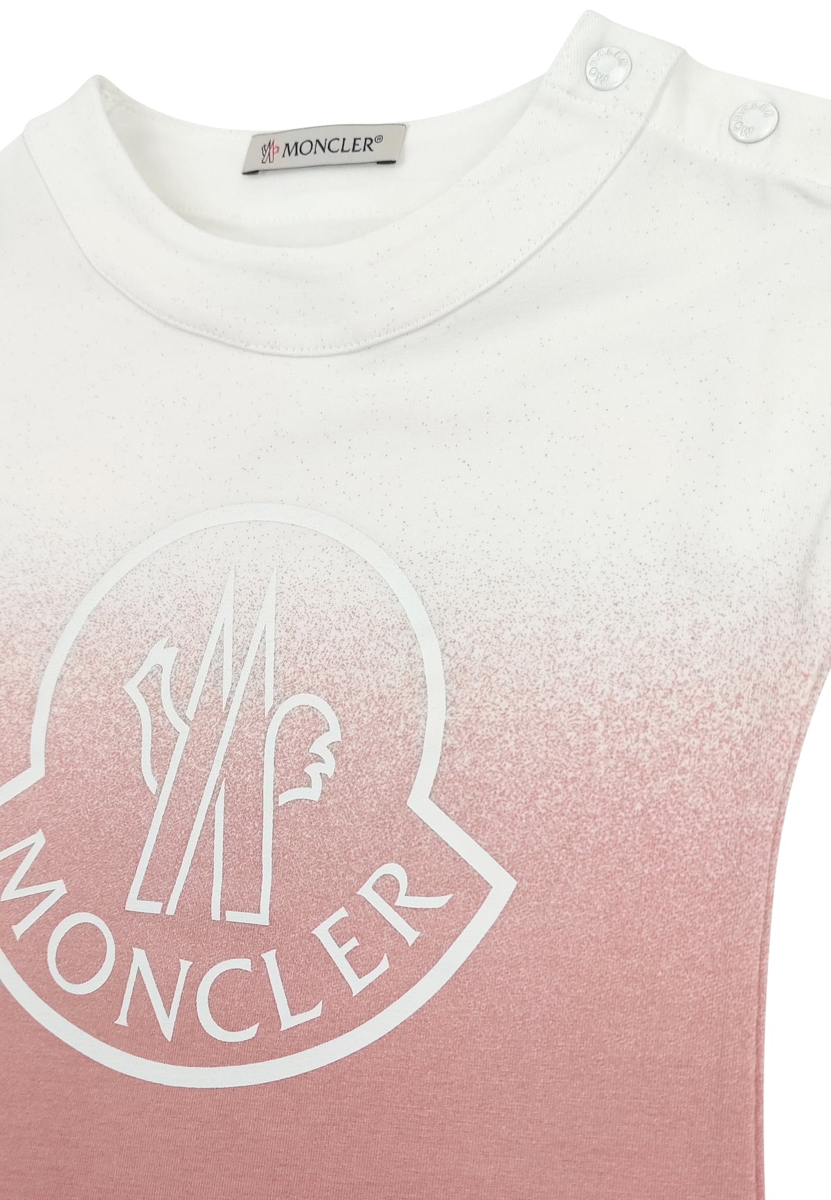 ViaMonte Shop | Moncler Enfant abito panna bambina in jersey di cotone