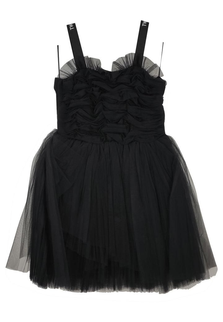 ViaMonte Shop | Twin Set teen abito nero in tulle