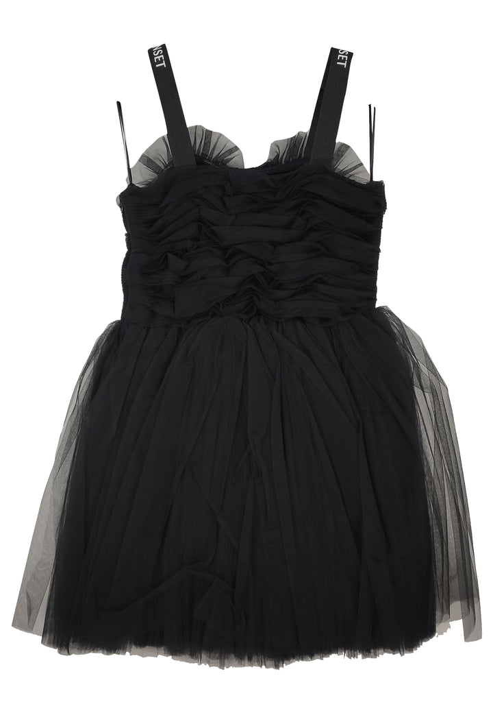 ViaMonte Shop | Twin Set teen abito nero in tulle