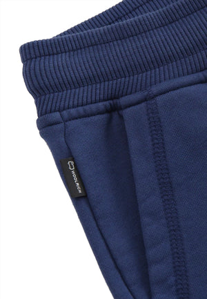 ViaMonte Shop | Woolrich bermuda jogging blu ragazzo in felpa di cotone