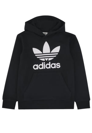 ViaMonte Shop | Adidas felpa nera ragazzo in cotone