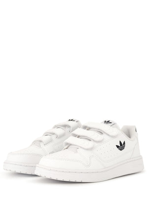 ViaMonte Shop | Adidas sneakers Ny 90 cf c bianca bambino con logo