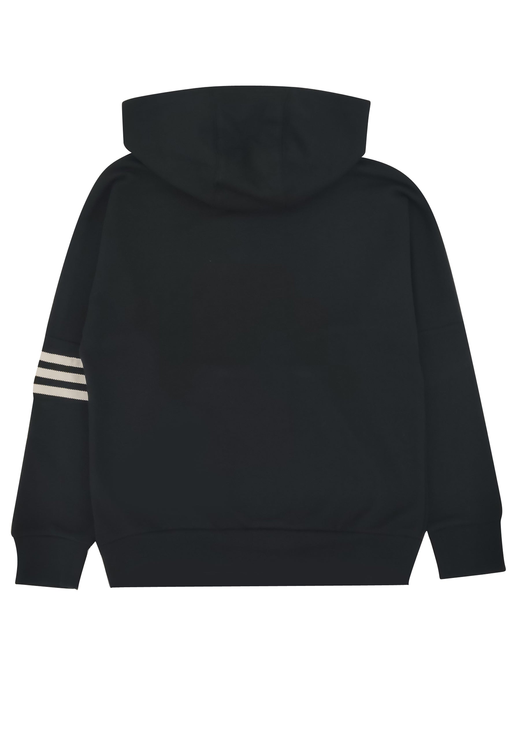Adidas felpa con cappuccio nera ragazzo in cotone | ViaMonte Shop