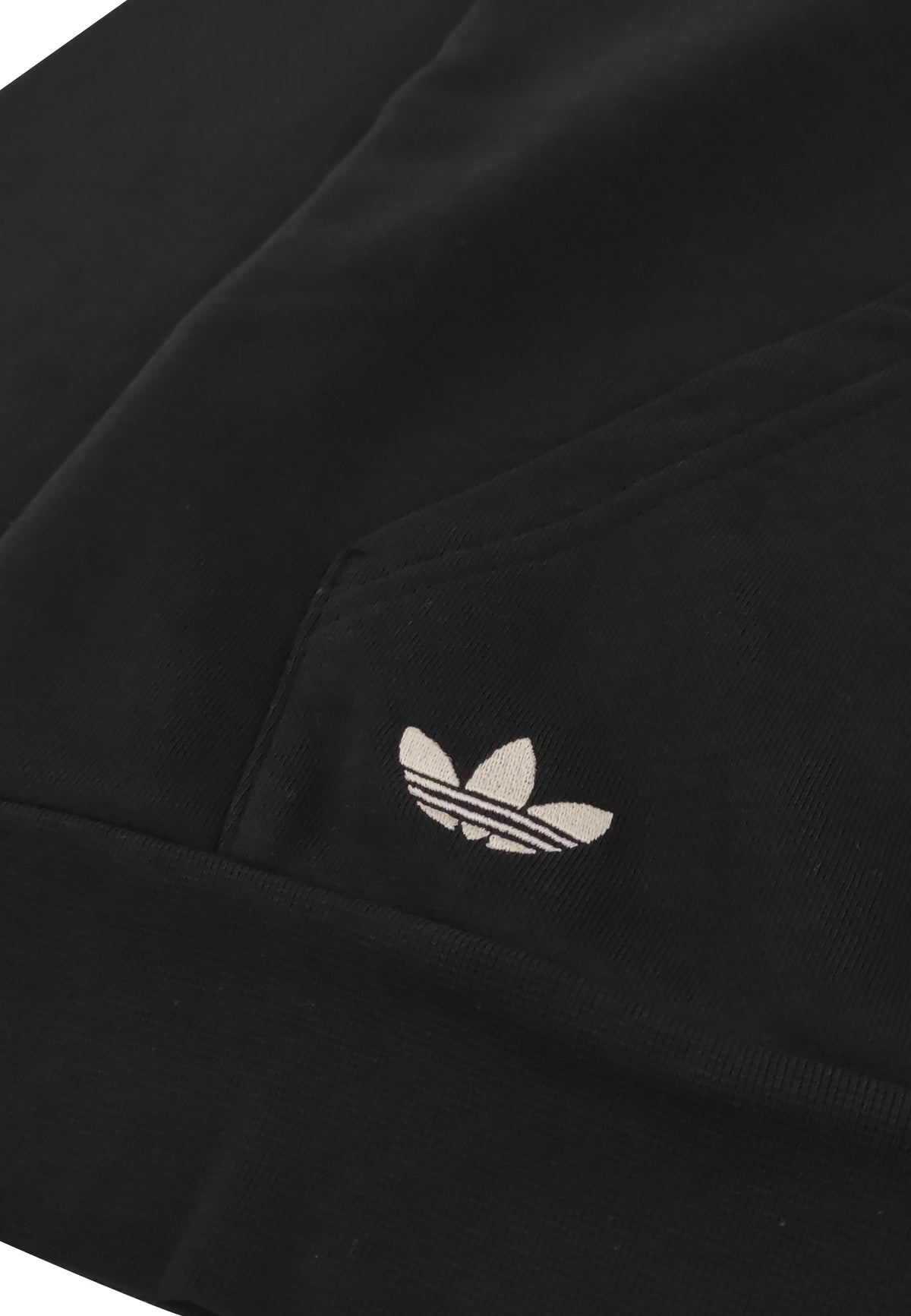 Adidas felpa con cappuccio nera ragazzo in cotone | ViaMonte Shop