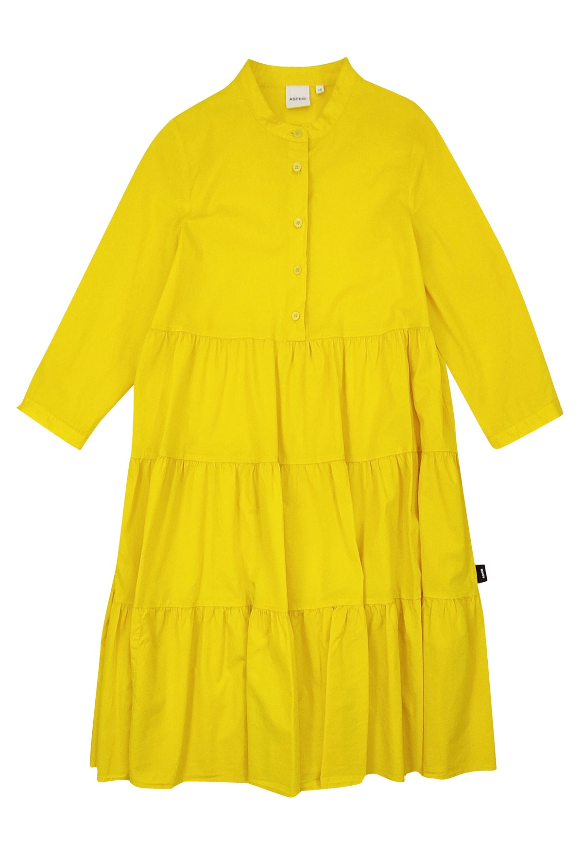 ViaMonte Shop | Aspesi Kids vestito bambina giallo in cotone