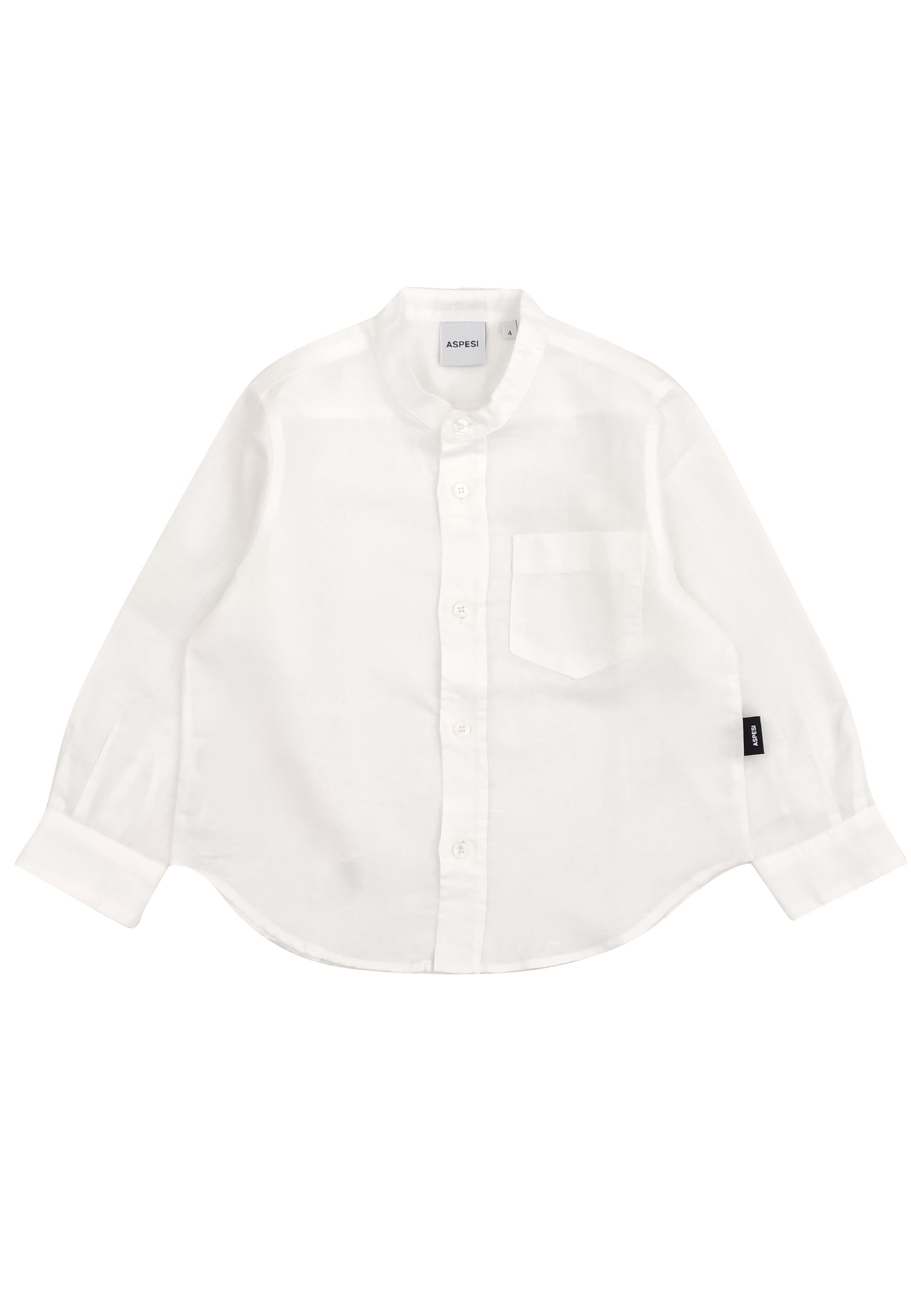 ViaMonte Shop | Aspesi camicia bambino bianca in misto lino