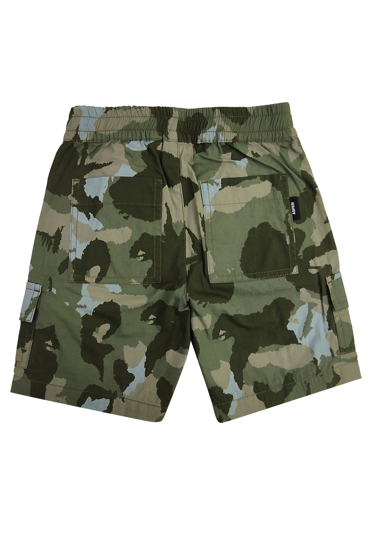 ViaMonte Shop | Aspesi ragazzo bermuda cargo camouflage in cotone