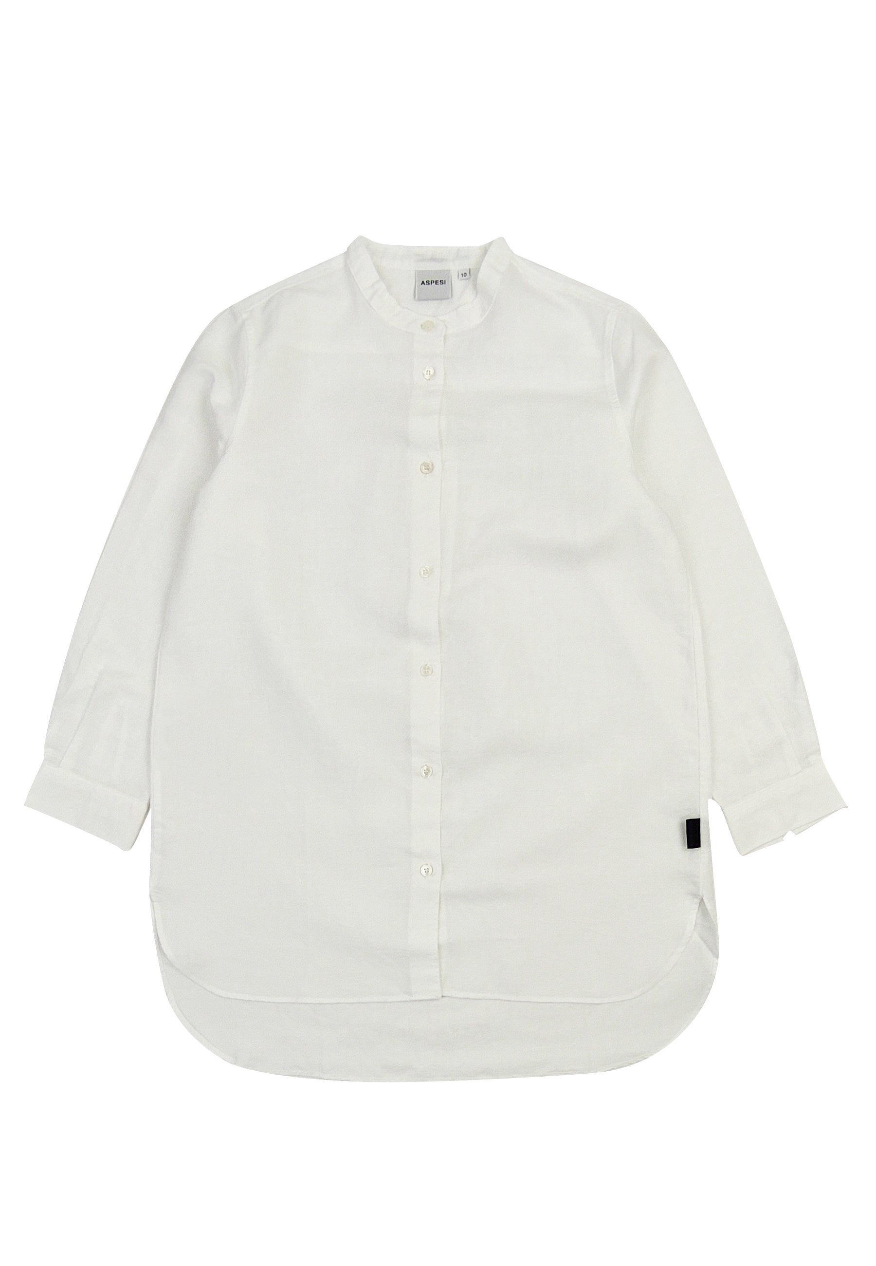 ViaMonte Shop | Aspesi ragazzo camicia bianca in misto lino