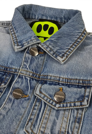 ViaMonte Shop | Barrow kids giubbino di jeans bambino in denim di cotone
