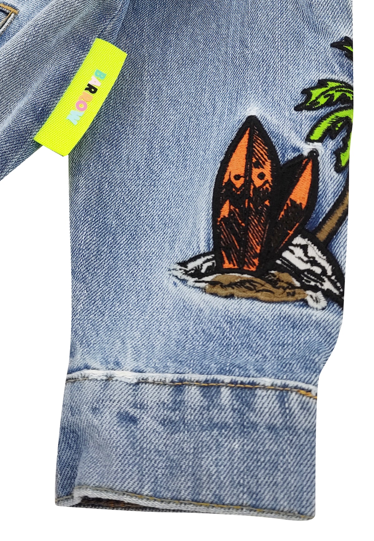 ViaMonte Shop | Barrow kids giubbino di jeans bambino in denim di cotone