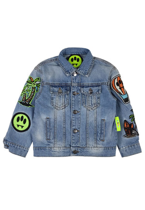 ViaMonte Shop | Barrow kids giubbino di jeans bambino in denim di cotone
