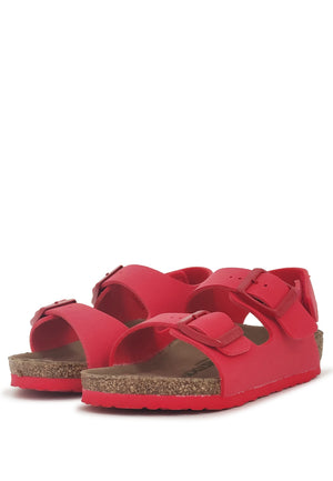 Birkenstock kids sandali Milano kids hl rossi bambino | ViaMonte Shop