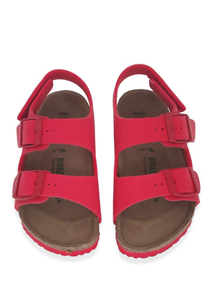 Birkenstock kids sandali Milano kids hl rossi bambino | ViaMonte Shop