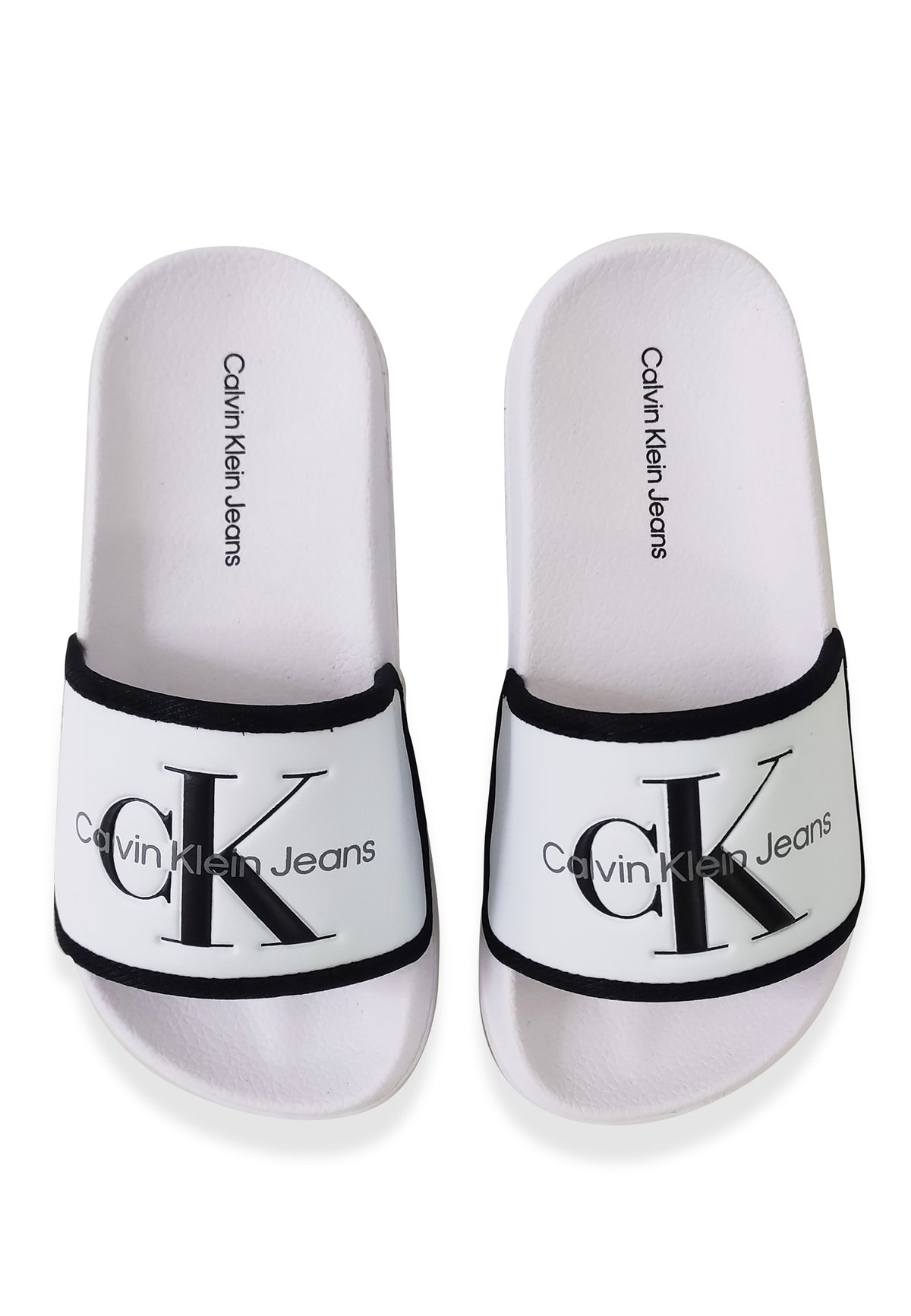 ViaMonte Shop | Calvin Klein Jeans ciabatta bambino bianca