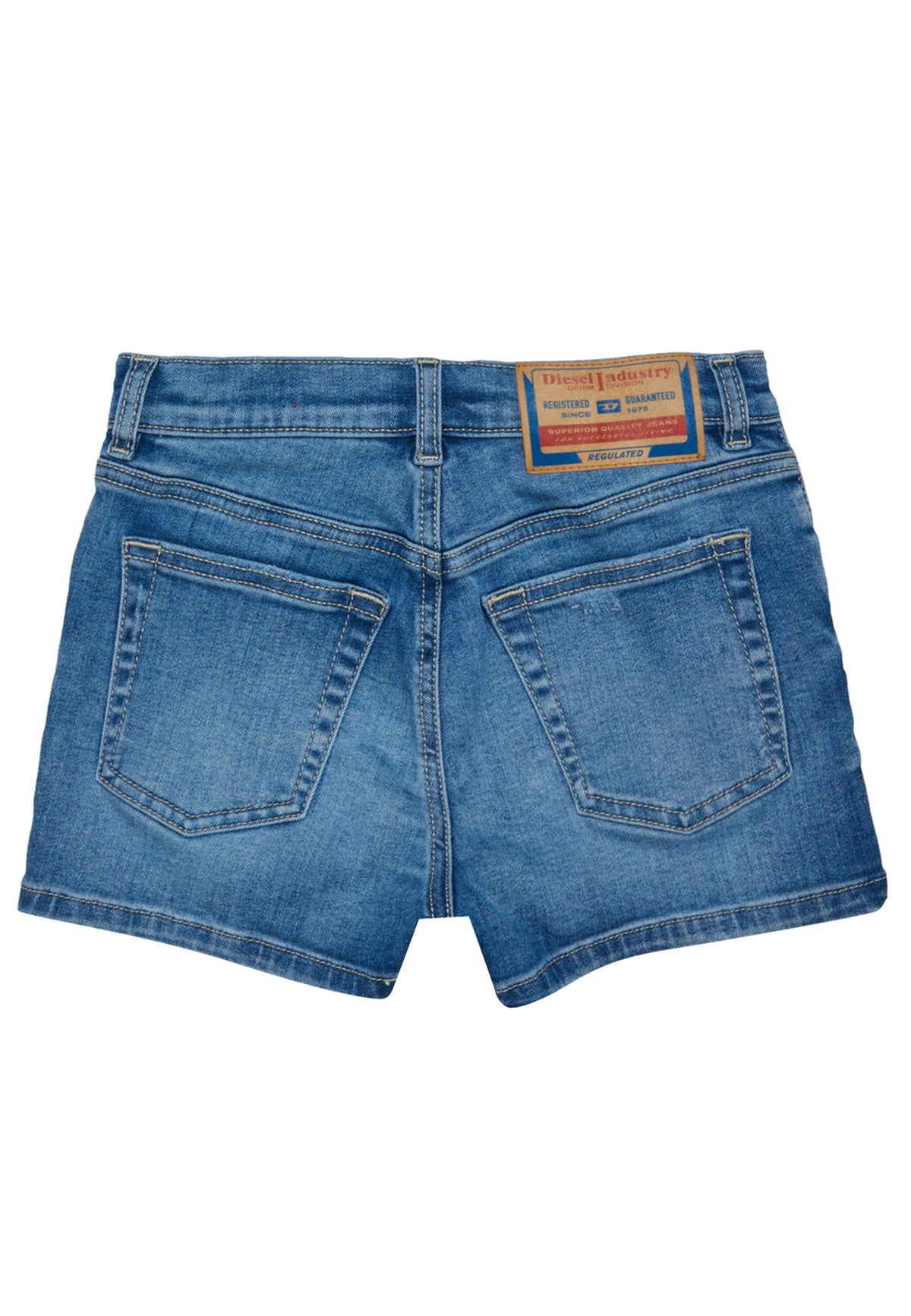 ViaMonte Shop | Diesel Kid shorts blu chiaro bambina in denim di cotone