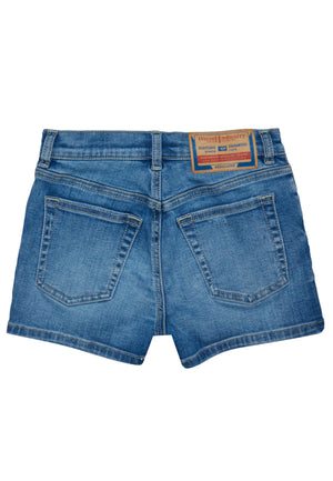 ViaMonte Shop | Diesel Kid shorts blu chiaro ragazza in denim di cotone