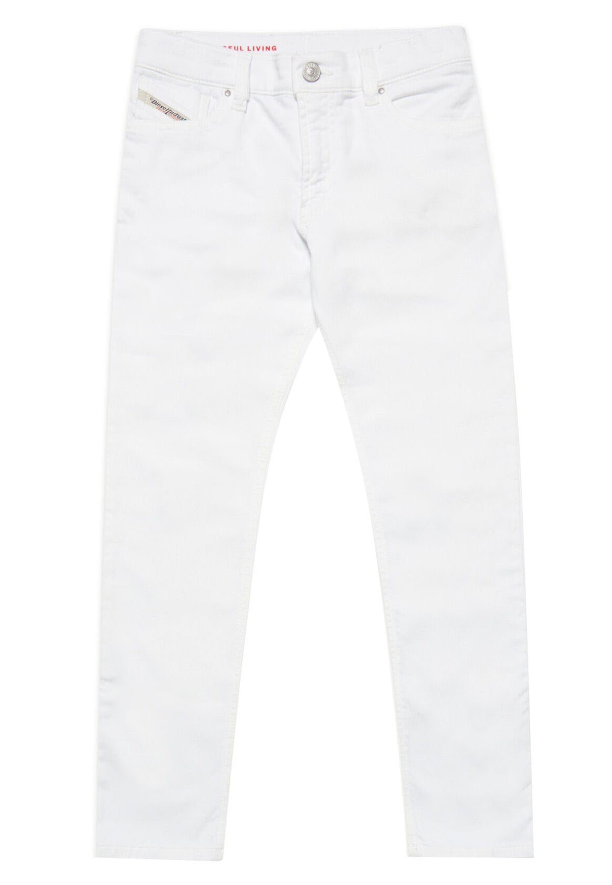 ViaMonte Shop | Diesel Kid jeans bianco 1995-j bambino in denim