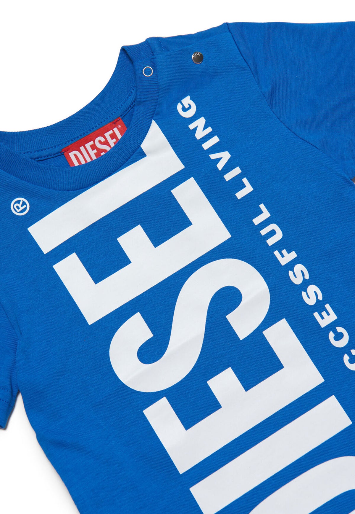 ViaMonte Shop | Diesel Kid t-shirt blu neonato in cotone