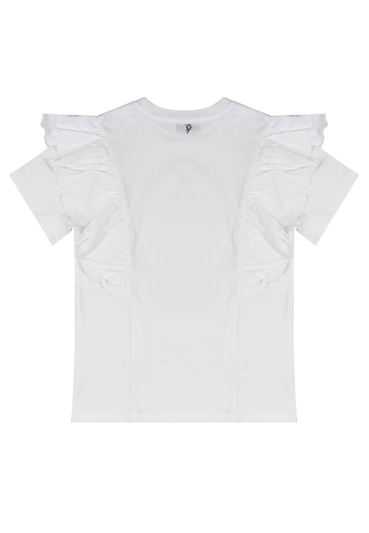 ViaMonte Shop | Dondup kids t-shirt bianca ragazza in jersey di cotone