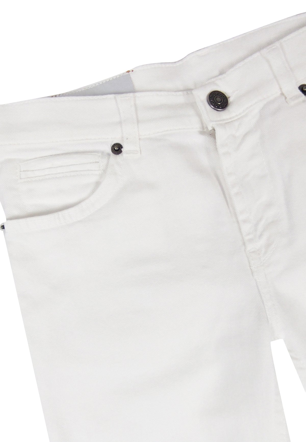 ViaMonte Shop | Dondup kids jeans bianco George skinny fit ragazzo in denim