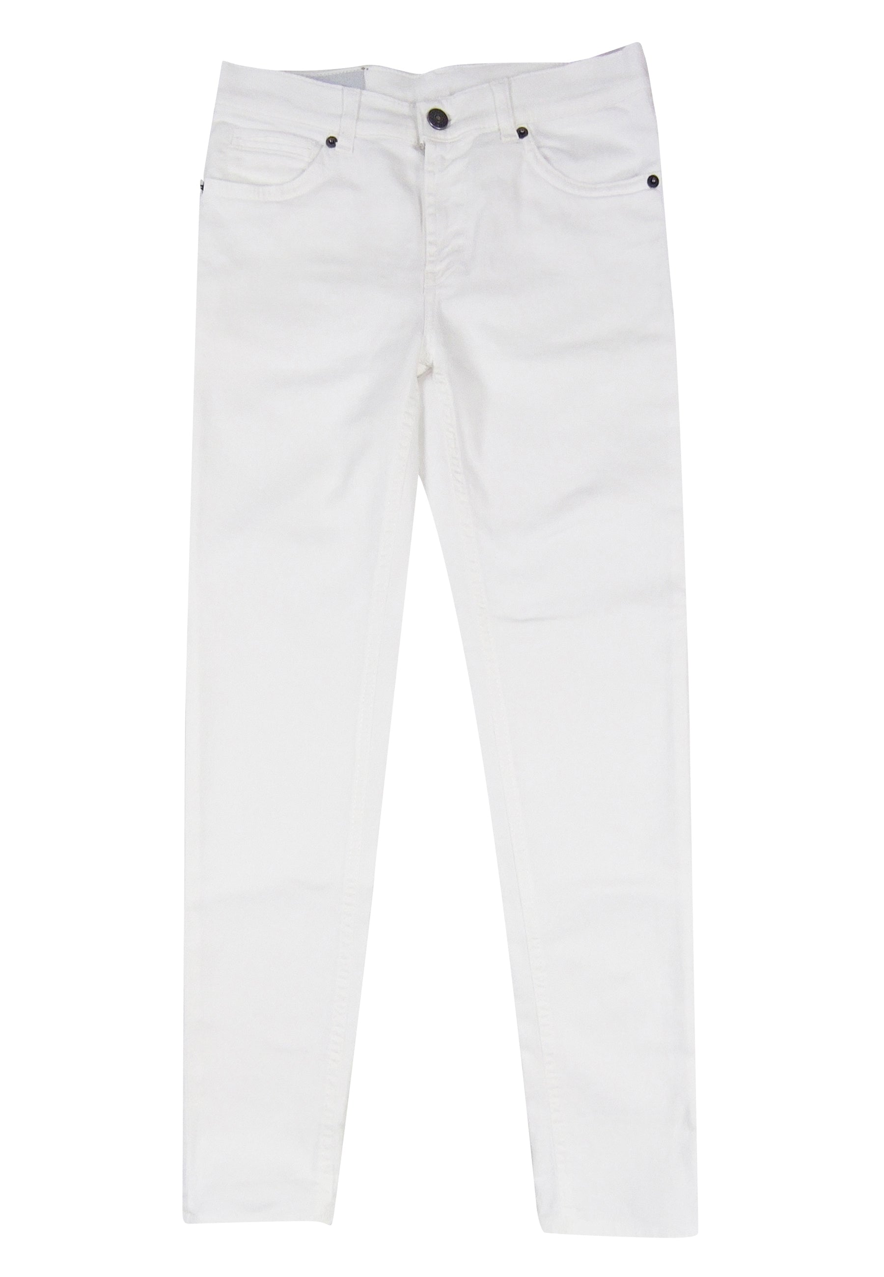 ViaMonte Shop | Dondup kids jeans bianco George skinny fit ragazzo in denim