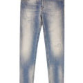 ViaMonte Shop | Dondup jeans light blu George skinny fit ragazzo in denim used