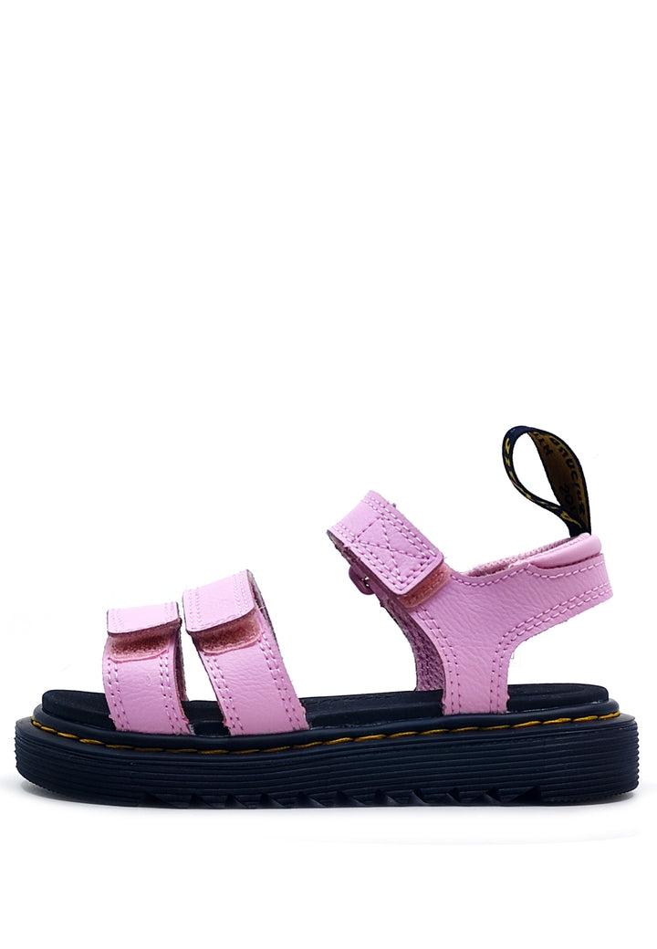 ViaMonte Shop | Dr Martens sandali rosa bambina in pelle