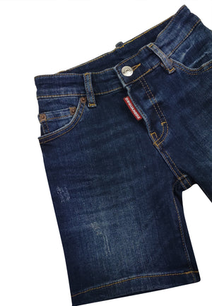 ViaMonte Shop | Dsquared2 bermuda blu ragazzo in denim