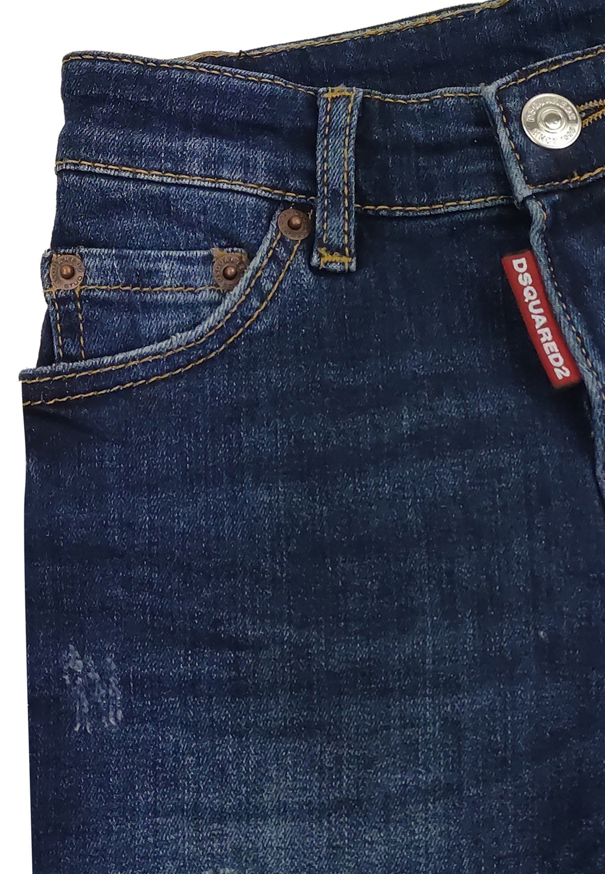 ViaMonte Shop | Dsquared2 bermuda blu ragazzo in denim