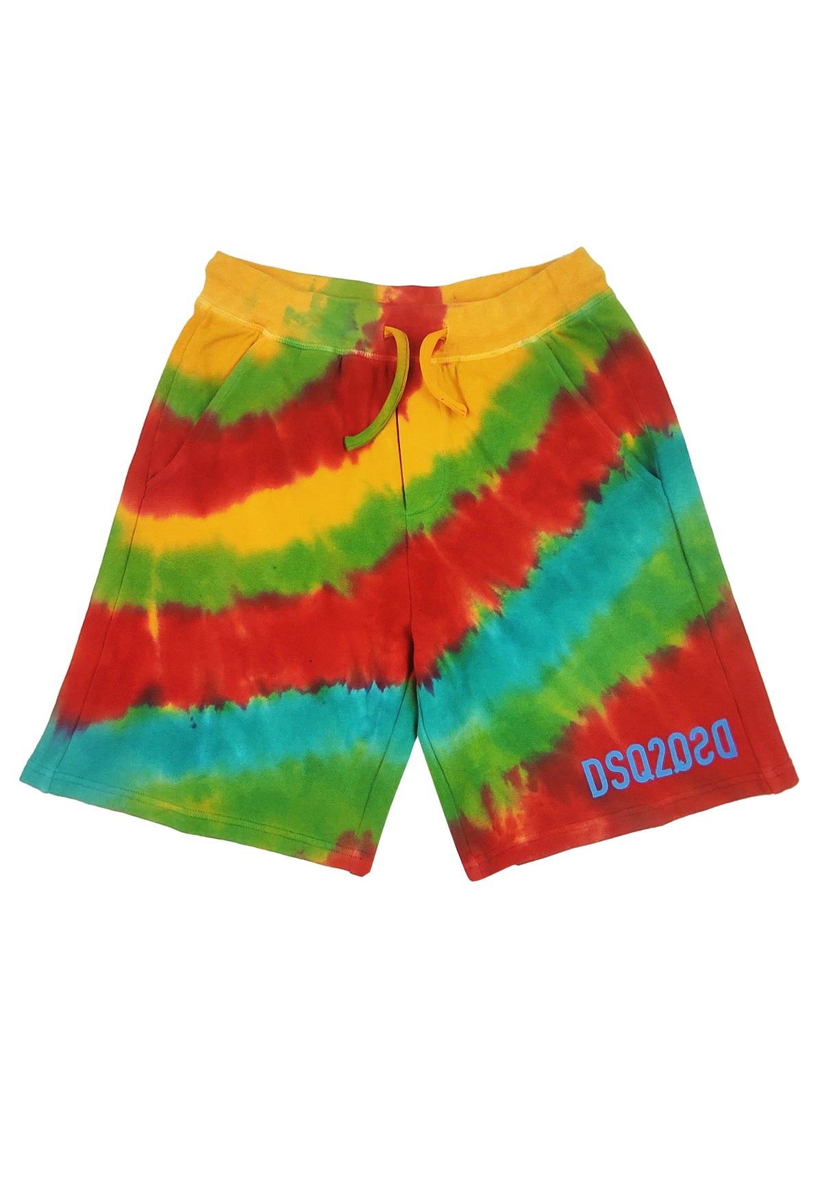 ViaMonte Shop | Dsquared2 bermuda multicolor ragazzo in cotone