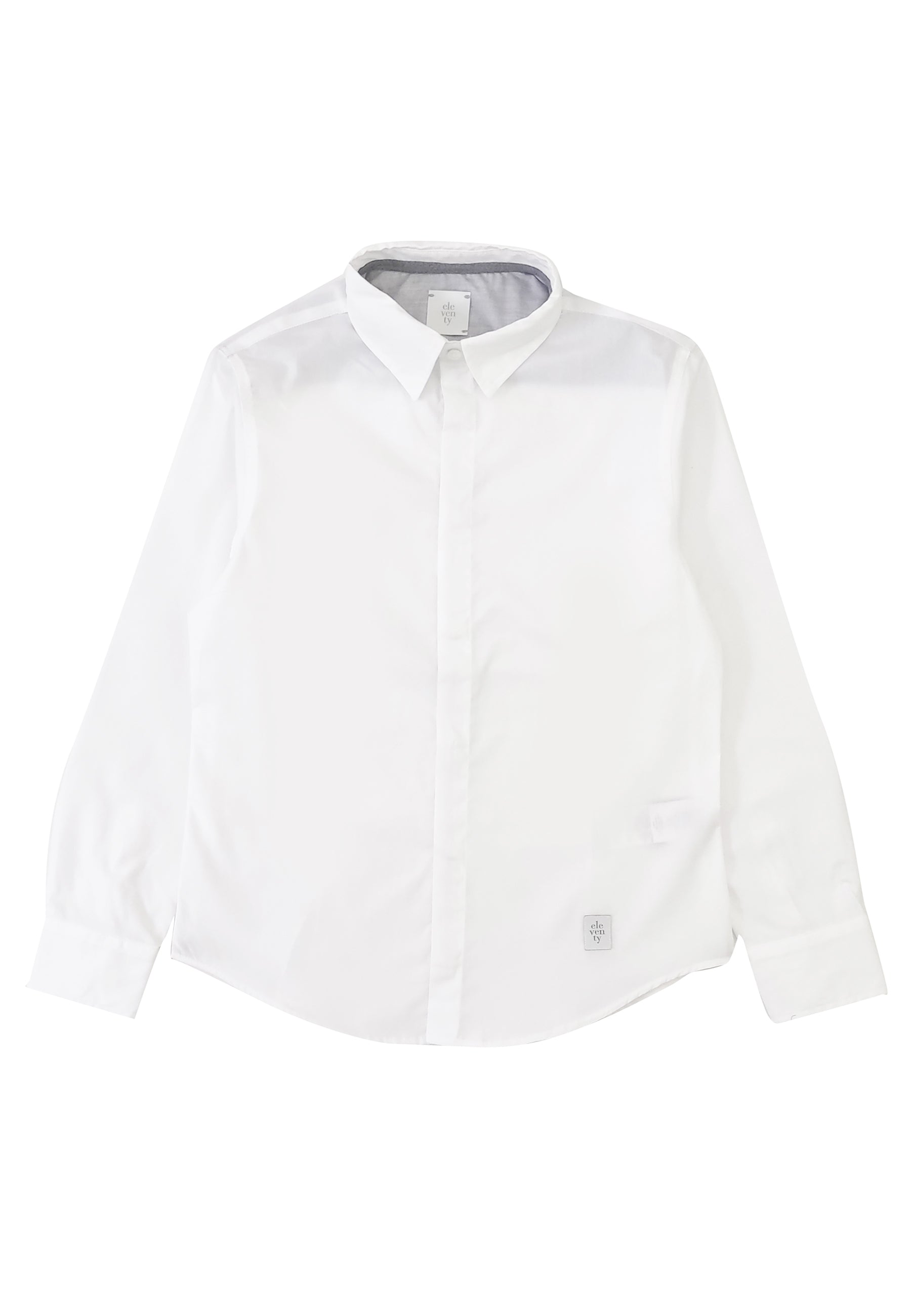 ViaMonte Shop | Eleventy camicia bianca ragazzo in cotone