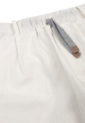 ViaMonte Shop | Eleventy pantalone bianco ragazzo in cotone