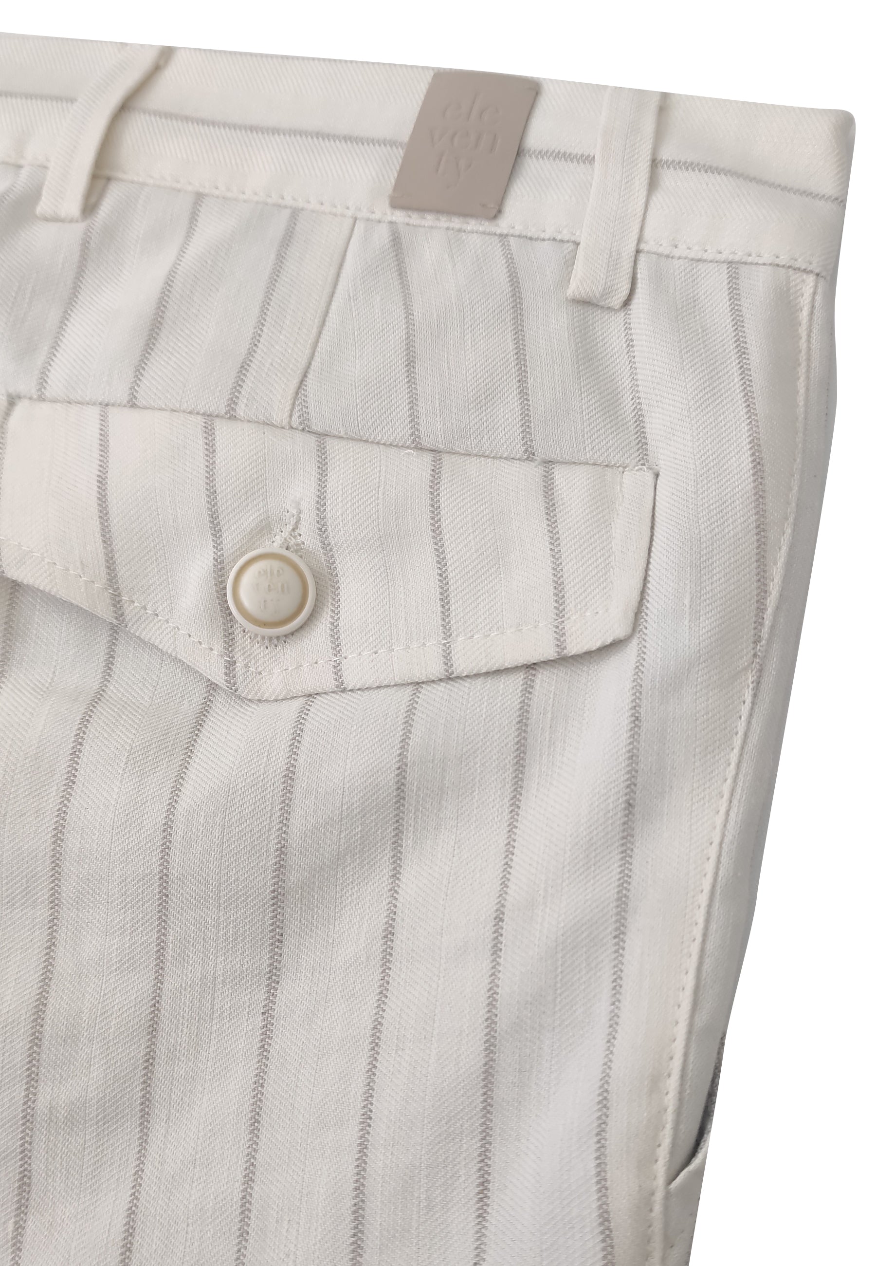 Eleventy pantalone beige ragazzo in misto lino | ViaMonte Shop